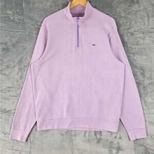 Vineyard Vines Lavender Half-Zip Pullover